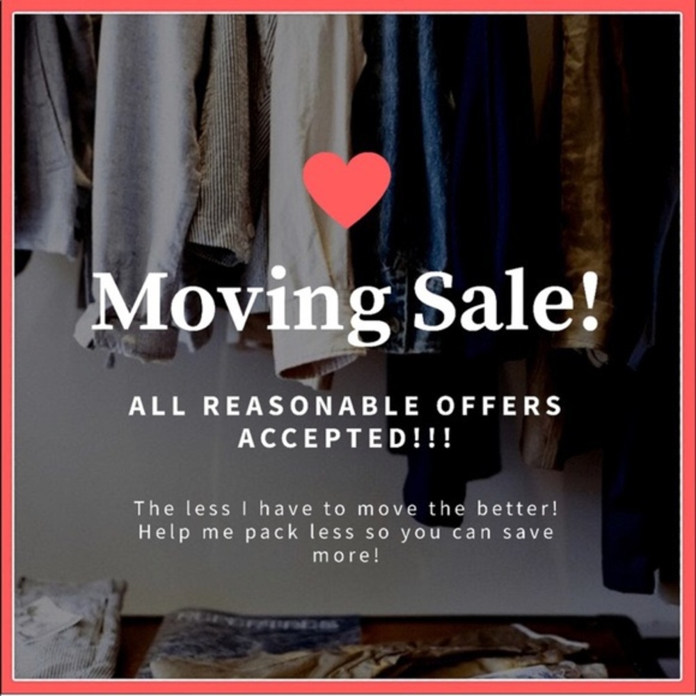 MOVING SALE